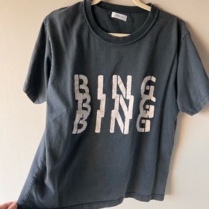 Anine Bing black t shirt size medium